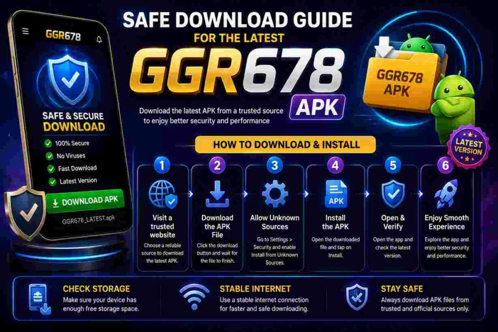 GGR678 Android application interface